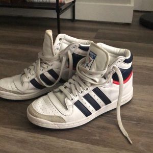 Barely used adidas high tops!